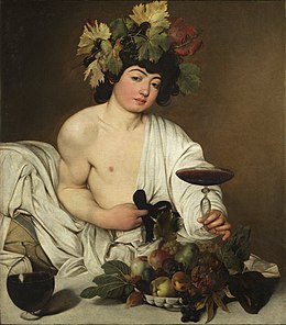 Dionysus, God of Wine by Caravaggio