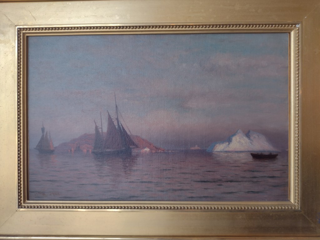 Sunset in the Arctic by William Bradford, circa 1870