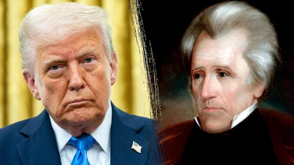 Donald Trump and Andrew Jackson