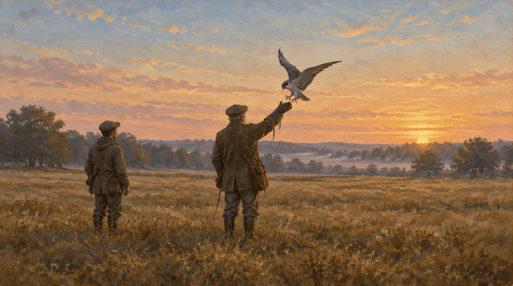 The Old Falconer (AI-generated)